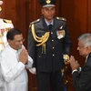 Tổng thống Sri Lanka Maithripala Sirisena (trái) và Tân Thủ tướng Ranil Wickremesinghe. (Ảnh: thewire.in)