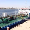 Tàu chở dầu treo cờ Nga bị Libya bắt giữ. (Ảnh: AFP)