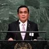 Thủ tướng Prayut Chan-ocha phát biểu tại Đại hội đồng Liên hợp quốc. (Ảnh: UN)