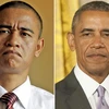 Obama thật và Obama Trung Quốc. (Ảnh: Reuters)