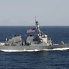 Tàu khu trục được trang bị tên lửa dẫn đường USS Lassen của Hải quân Mỹ. (Ảnh: Reuters)