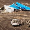 Hiện trường nơi chiếc máy bay của Nga bị rơi. (Nguồn: nationalpost.com)
