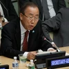 Tổng thư ký Ban Ki-Moon cho rằng các tác động của biến đổi khí hậu đang gia tăng nhanh chóng và do đó, các nỗ lực chung toàn cầu cũng cần phải được nâng cao. (Ảnh: THX/TTXVN)