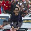 hủ lĩnh Đảng NLD, bà Aung San Suu Kyi. (Nguồn: AFP/TTXVN)