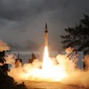 Tên lửa Agni-4 của Ấn Độ. (Ảnh: AFP/TTXVN)