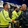 Vẻ mặt háo hức của Ronaldo khi được làm việc cùng Zidane. (Nguồn: Real Madrid)