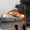 [Video] Du thuyền tỷ phú Nga bất ngờ bốc cháy ở cảng Thổ Nhĩ Kỳ