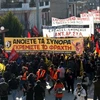 Người biểu tình tập trung tại vùng Đông-Bắc Hy Lạp. (Ảnh: AFP)
