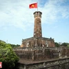 Cột cờ Hà Nội được xây dựng dưới thời Vua Gia Long triều Nguyễn trên phần đất phía Nam của Hoàng thành Thăng Long. (Ảnh: Tất Sơn)