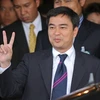 Cựu Thủ tướng Abhisit Vejjajiva. (Ảnh: AFP/TTXVN)