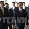 Đặc phái viên về vấn đề hạt nhân Hàn Quốc Hwang Joon-kook (phải). (Nguồn: AFP/TTXVN)