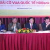Buổi công bố giải Cờ vua quốc tế HDBANK 2016. (Ảnh: Hoàng Hải/Vietnam+)
