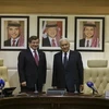 Thủ tướng Jordan Abdullah Ensour và người đồng cấp Thổ Nhĩ Kỳ Ahmet Davutoglu. (Ảnh: AA)