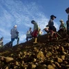 Những người khai thác mỏ tự do ở Myanmar. (Nguồn: Getty Images)