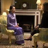 Bà Aung San Suu Kyi trong cuộc phỏng vấn trên BBC. (Nguồn: independent)