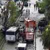 Hiện trường vụ đánh bom ở Istanbul. (Nguồn: Reuters)