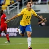 Philippe Coutinho lập hat-trick giúp Brazil hủy diệt Haiti. (Nguồn: Reuters)