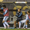 Luis Suarez phản ứng gay gắt vì không được ra sân. (Nguồn: AFP/Getty Images)