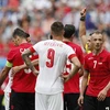 Cana là cầu thủ đầu tiên phải nhận thẻ đỏ ở EURO 2016. (Nguồn: Reuters)
