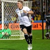 Schweinsteiger đã ghi bàn ấn định tỷ số cho Đức. (Nguồn: Dfb.de)