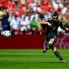 Bale ghi bàn thắng tuyệt đẹp cho đội tuyển xứ Wales. (Nguồn: Getty Images)