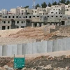 Khu nhà ở mới tại khu định cư Bờ Tây của Israel ở Har Gilo, gần thành phố Bethlehem của Palestine. (Nguồn: AFP/TTXVN)