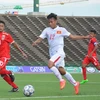 U16 Việt Nam (áo trắng) giành chiến thắng tưng bừng. (Nguồn: AFF)