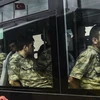 Các binh sỹ của Thổ Nhĩ Kỳ bị bắt giữ sau vụ đảo chính. (Nguồn: AFP)