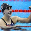 Katie Ledecky hướng đến tấm huy chương vàng thứ tư khi thi đấu chung kết 800m nữ. (Nguồn: Getty Images)