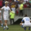 Nỗi buồn của các cầu thủ đội bóng nữ Mỹ. (Nguồn: Reuters)