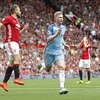 Kevin de Bruyne giúp Man City đánh bại Manchester United. (Nguồn: Reuters)