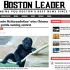 Tin tức giả mạo từ The Leader Boston. (Nguồn: wan-ifra.org)
