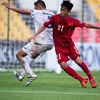 U16 Việt Nam (áo đỏ) dừng bước ở tứ kết. (Nguồn: AFC)