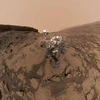 Tàu Curiosity tiếp tục hành trình hướng lên đỉnh núi Mount Sharp trên bề mặt Sao Hỏa. (Nguồn: NASA)