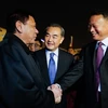 Tổng thống Philippines Rodrigo Duterte (trái) đã đến Trung Quốc. (Nguồn: philstar.com)