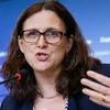Ủy viên châu Âu phụ trách thương mại, bà Cecilia Malmström. (Nguồn: EPA)