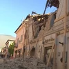 Nhiều tòa nhà bị ảnh hưởng do động đất. (Nguồn: AP)