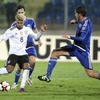 Serge Gnabry (áo trắng) lập hat-trick giúp tuyển Đức thắng hủy diệt. (Nguồn: Reuters)