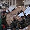 Lực lượng Chính phủ Syria ở Aleppo. (Nguồn: EPA)