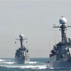 Tàu chiến của hải quân Hàn Quốc. (Nguồn: AP)