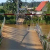 Cầu treo Tà Lài bị sập. (Nguồn: Laodong)
