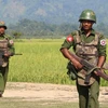 Lực lượng quân đội Myanmar. (Nguồn: AFP)