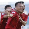 Trọng Hoàng đưa Việt Nam vào bán kết AFF Cup 2016. (Nguồn: TTVH)