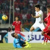Công Vinh ghi bàn quyết định giúp Việt Nam khởi đầu thuận lợi tại AFF Cup 2016. (Nguồn: TTXVN)