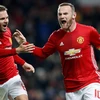 Rooney và Mata cùng ghi bàn giúp Manchester United giành chiến thắng. (Nguồn: PA)