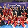 Tuyển Futsal Việt Nam giành ngôi á quân. (Nguồn: Futsal Vietnam)