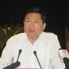 Đồng chí Đinh La Thăng, Ủy viên Bộ Chính trị, Bí thư Thành ủy Thành phố Hồ Chí Minh. (Ảnh: Thanh Vũ/TTXVN)
