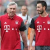 Davide Ancelotti (trái) sẽ cùng cha dẫn dắt Bayern. (Nguồn: DPA)