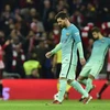 Messi ghi bàn nhưng Barcelona vẫn bại trận. (Nguồn: AP)