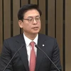 Lãnh đạo nhóm nghị sỹ của Saenuri tại Quốc hội, Nghị sỹ Chung Woo-taik. (Nguồn: arirang.com)